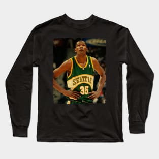 Kevin Durant - Vintage Design Of Basketball Long Sleeve T-Shirt